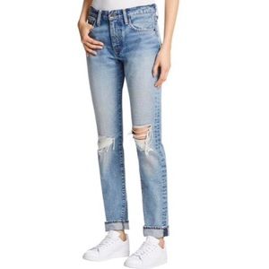 Levi’s 505c distressed women’s jeans